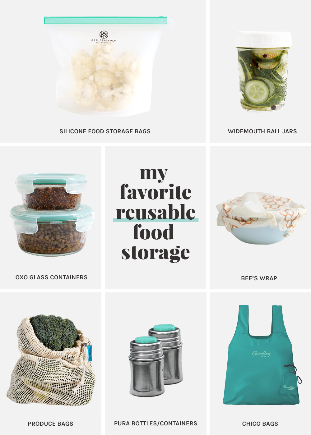 Reusable Food Storage - The Faux Martha