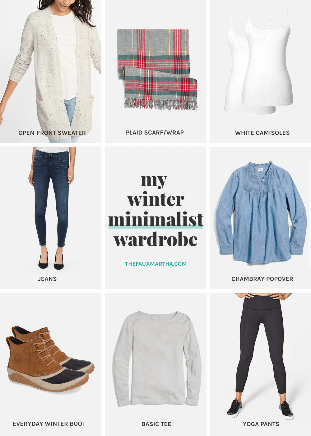 Winter Minimalist Wardrobe - The Faux Martha