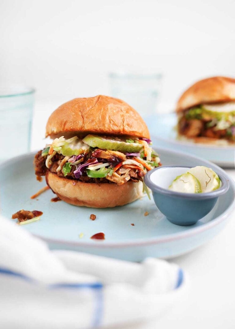 BBQ Pulled Jackfruit Sandwiches - The Faux Martha